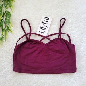 Lilyful Eggplant Bralette